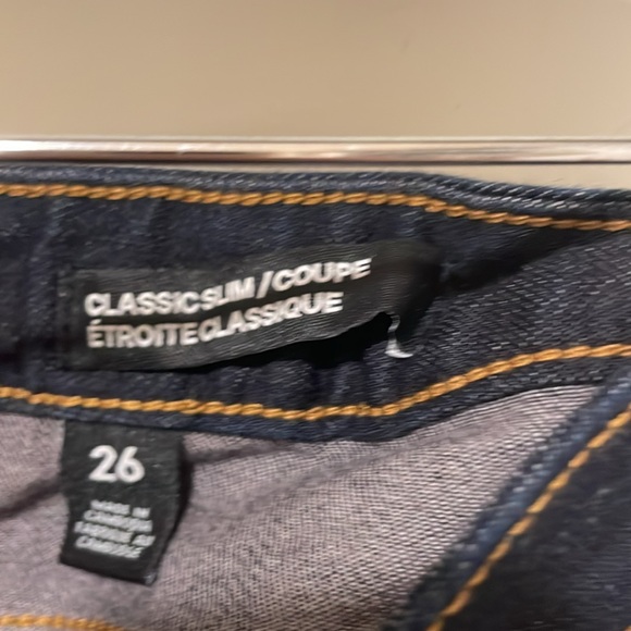 Joe fresh classic slim jeans dark denim size 26 nwt 30 - Picture 4 of 8
